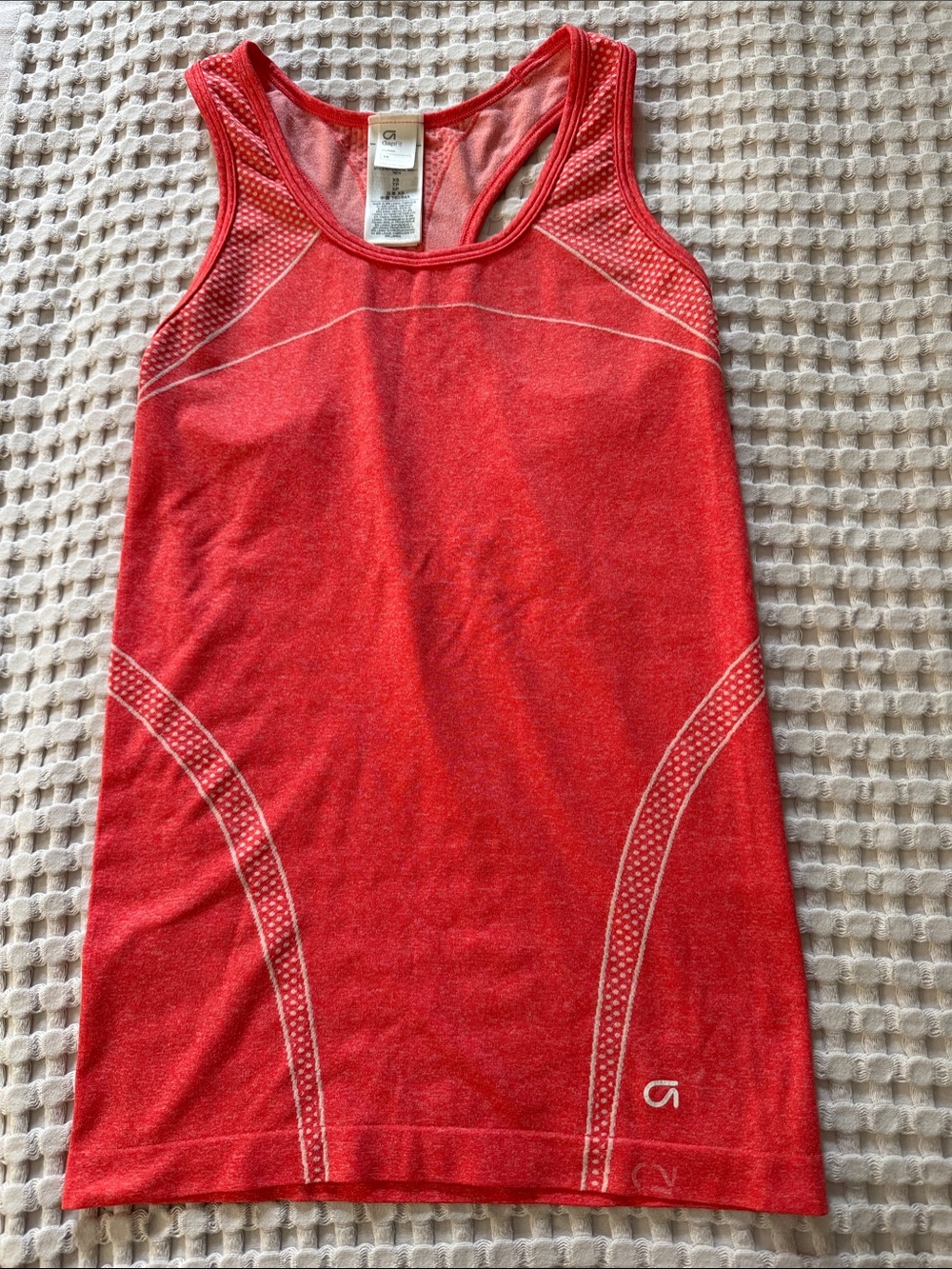 GAPfit Fire coral Racerback Tank Top